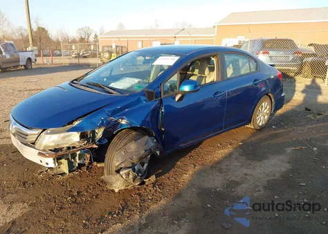 2012 Honda Civic Lx z USA, uszkodzony, nr VIN 19XFB2F53CE018362